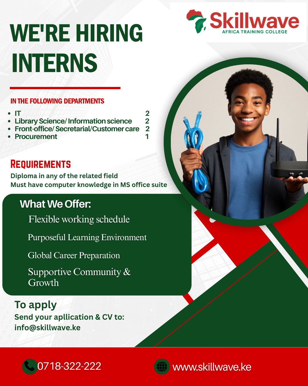 Career Opportunities Advert